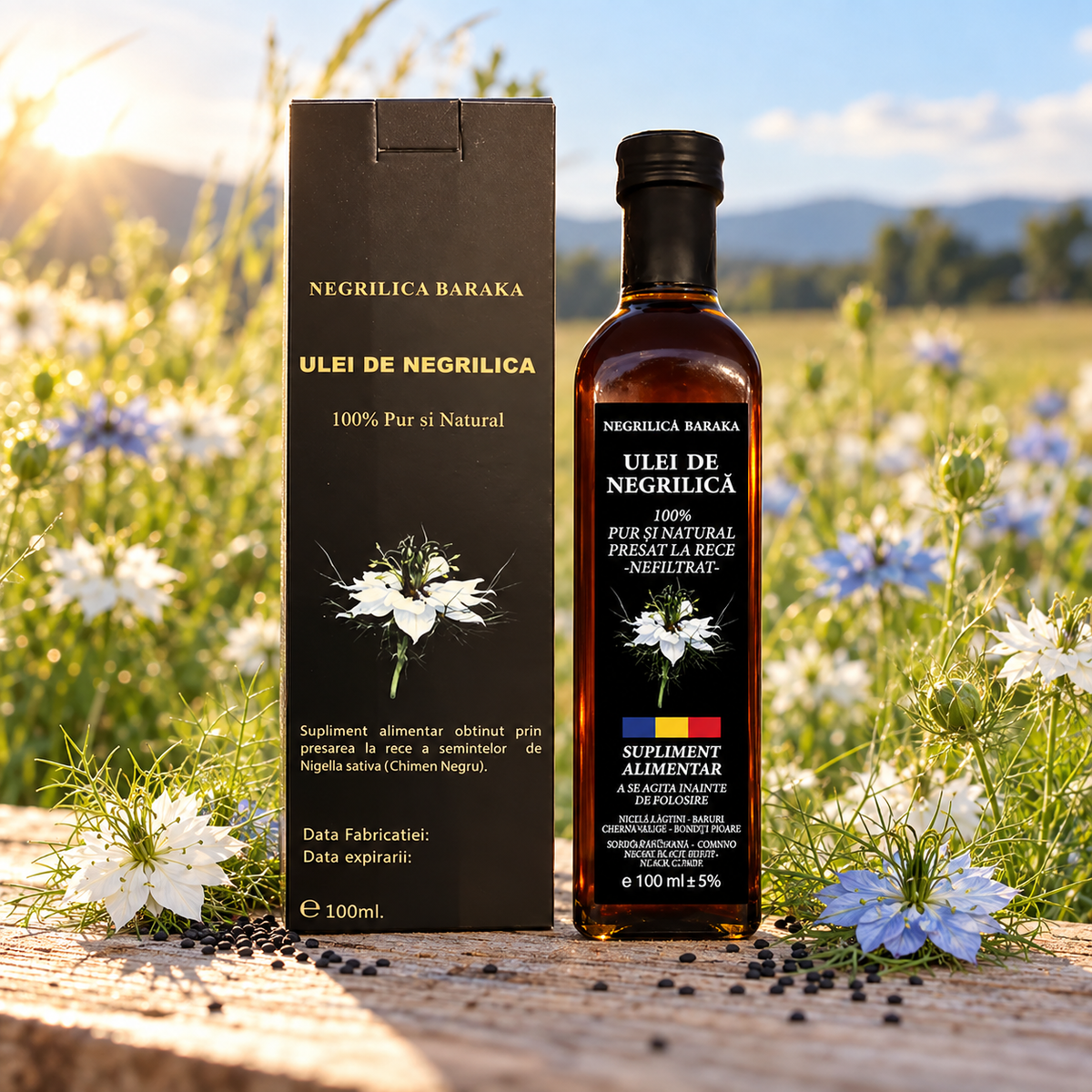 Ulei de negrilica presat la rece 100ML