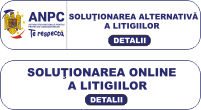 ANPC – Soluționarea alternativă și online a litigiilor